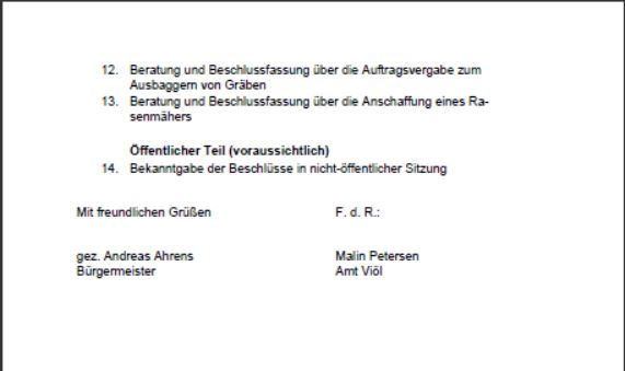 Einladung. GV 24.02.2026