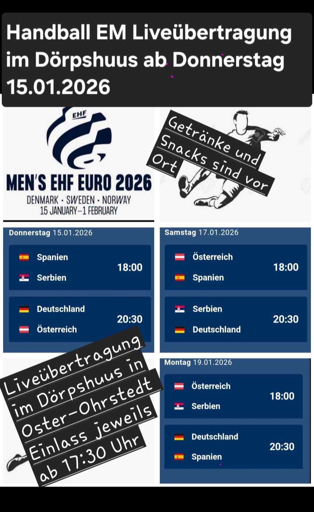 Handballübertragung